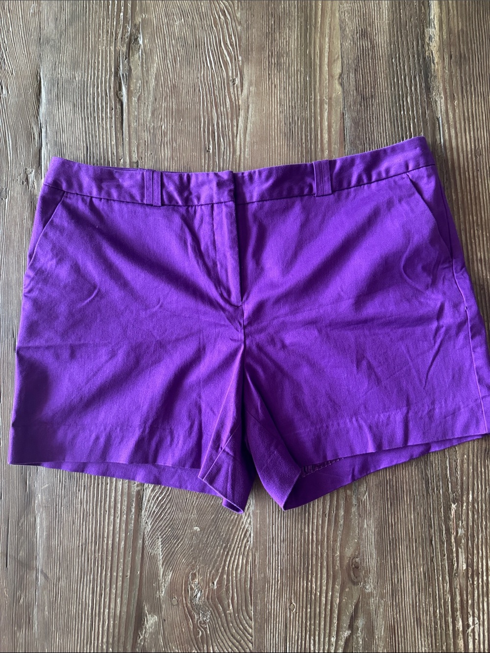 Worthington Purple Classic Tailored Women's Shorts